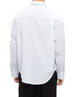 Boxy Fit Shirt with Ami de Coeur Embroidery