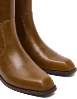 BRETTON LEATHER ANKLE BOOTS