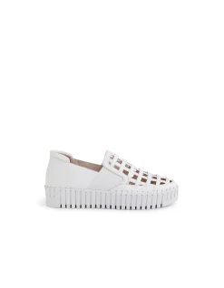 Brickie Lattice Cut Out Platform Sneakers