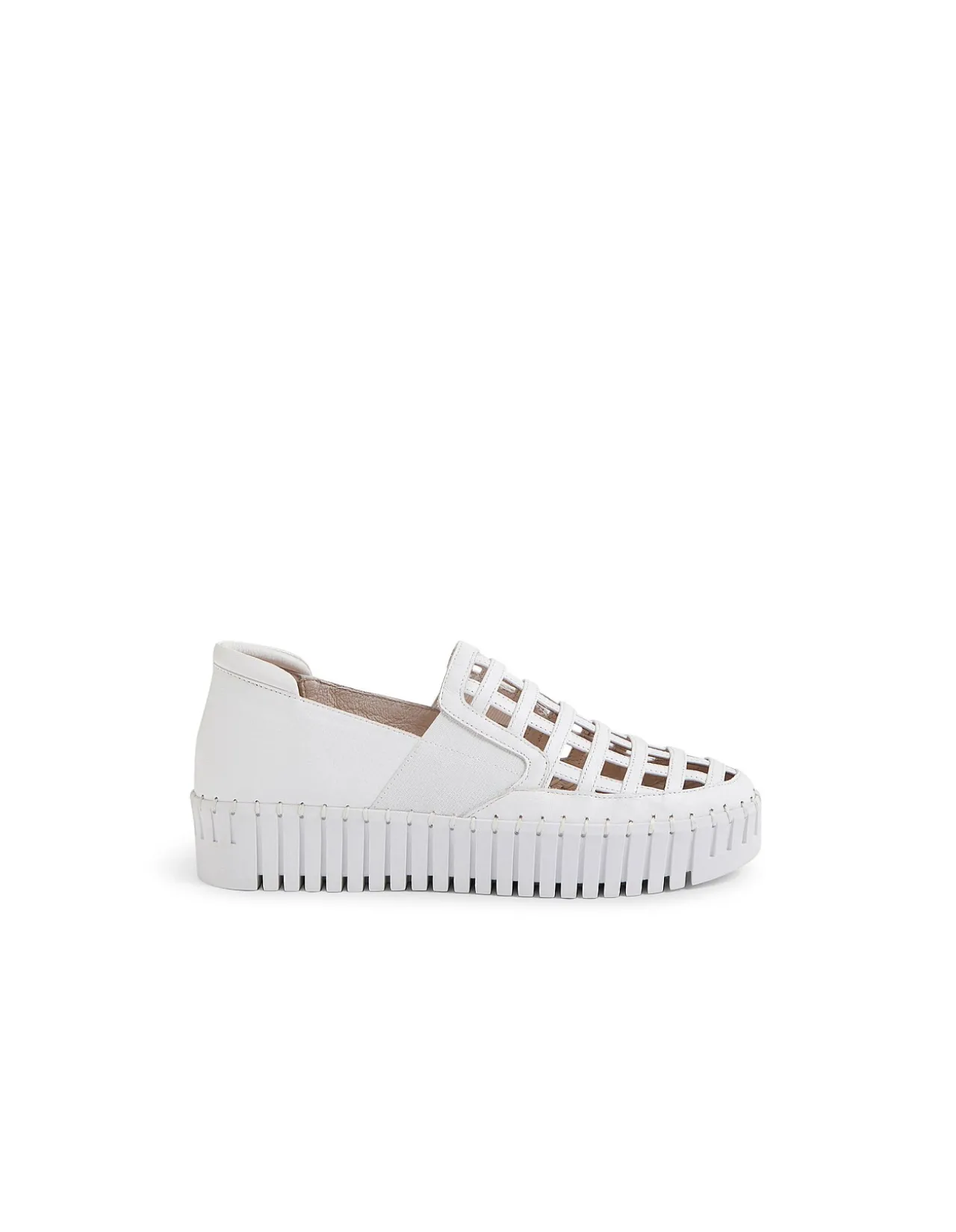 Brickie Lattice Cut Out Platform Sneakers