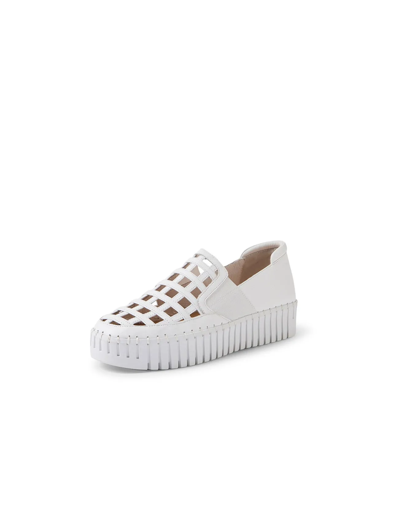 Brickie Lattice Cut Out Platform Sneakers
