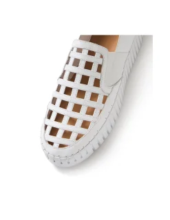 Brickie Lattice Cut Out Platform Sneakers