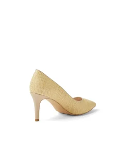 Bridgey Textured Pointed Toe Pumps