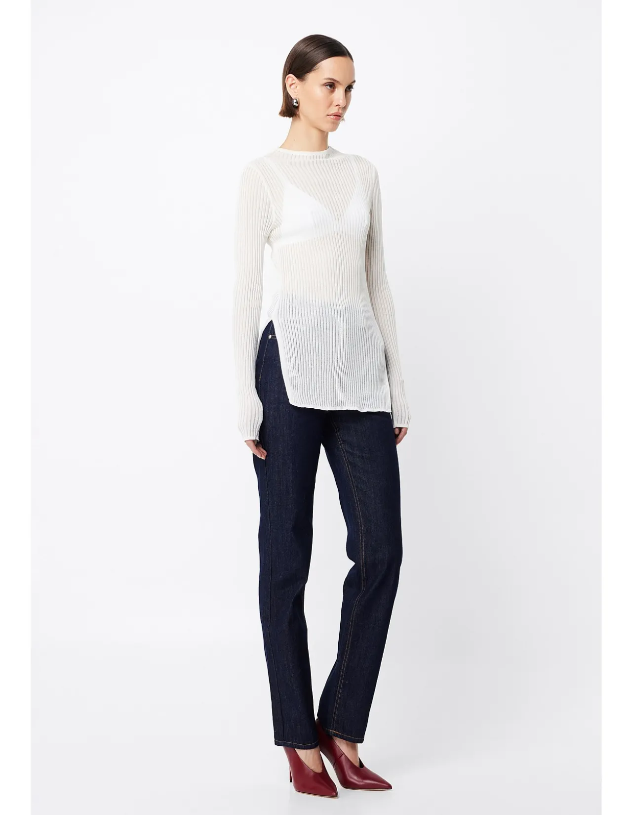 Bristol High Neck Top