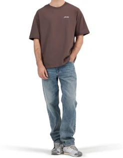 Bronco Storm Mid Rise Straight Leg Jeans
