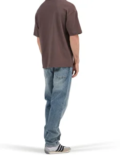 Bronco Storm Mid Rise Straight Leg Jeans