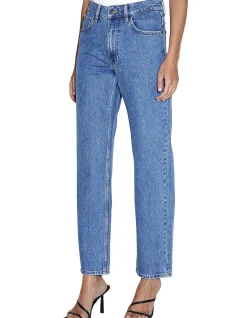 Brooklyn Heritage Mid Rise Straight Leg Jeans