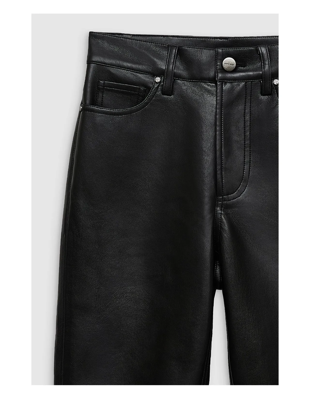 Bruno Pant - Black Recycled Leather