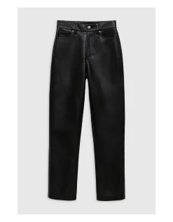 Bruno Pant - Black Recycled Leather