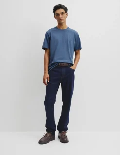 Brushed Melange Cotton T-shirt
