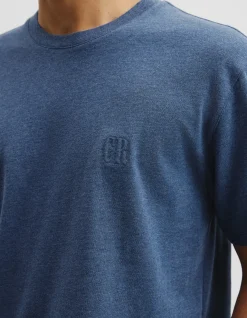 Brushed Melange Cotton T-shirt