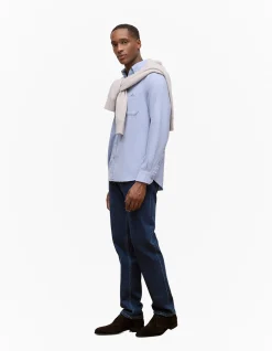 Brushed Cotton Melange Shirt