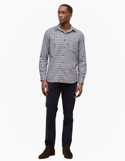 Brushed Cotton Multi Check Shirt