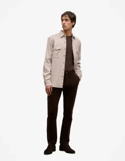 Brushed Herringbone Overshirt