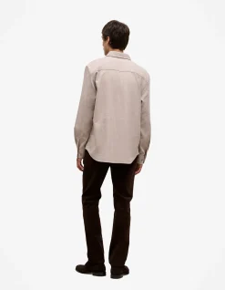 Brushed Herringbone Overshirt