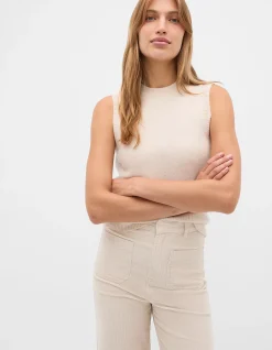 BRUSHED WOOL VEST