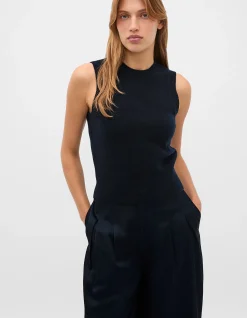 BRUSHED WOOL VEST