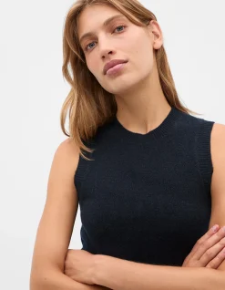 BRUSHED WOOL VEST