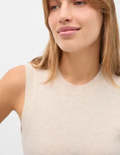 BRUSHED WOOL VEST