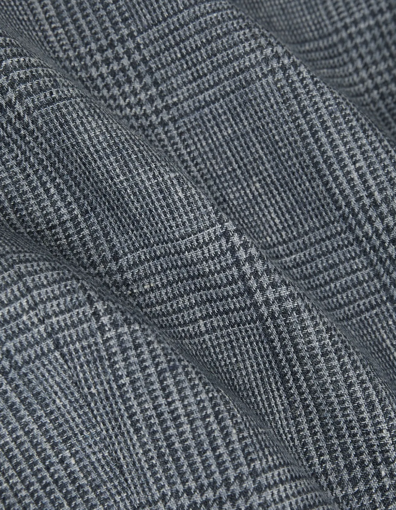 2B SB REEF NOTCH PRINCE OF WALES CHECK LINEN BLAZER