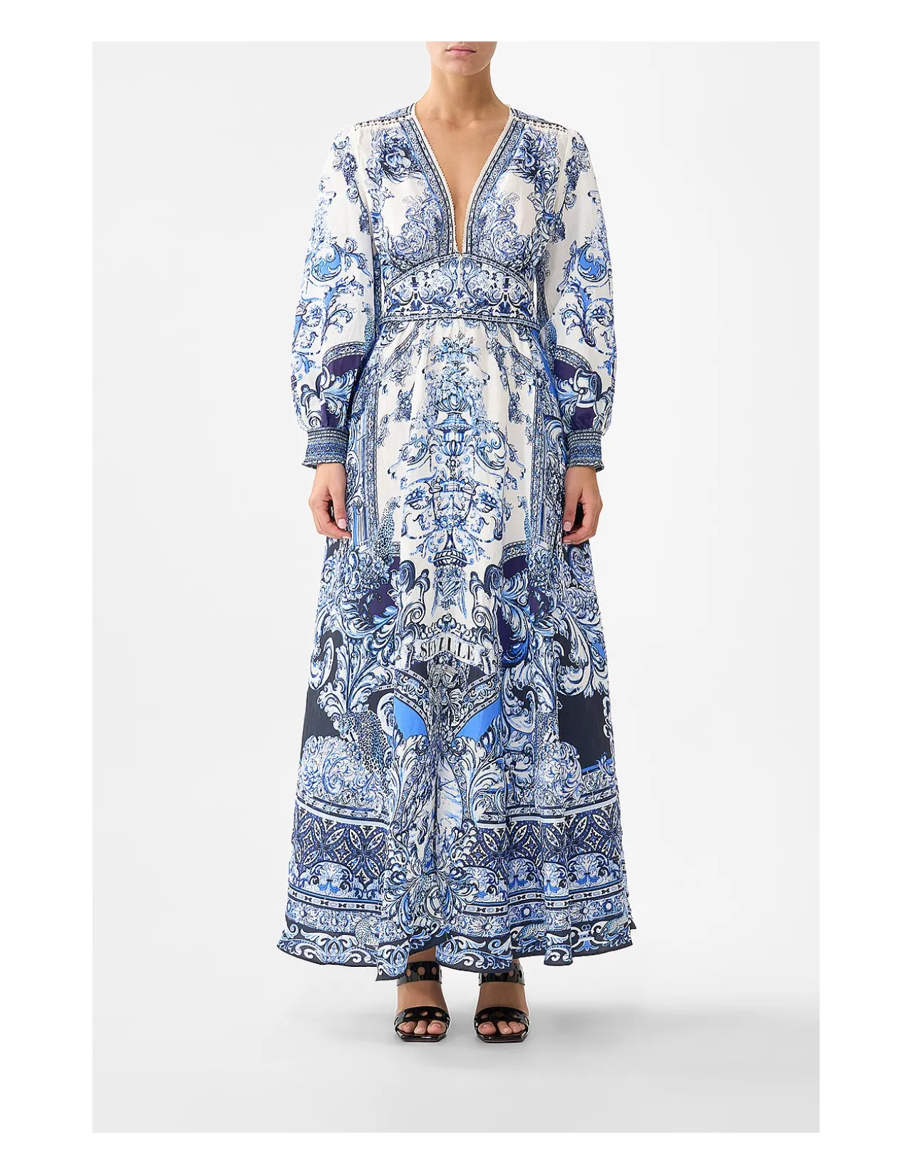 BUTTON DRESS WITH SHAPED WAISTBAND