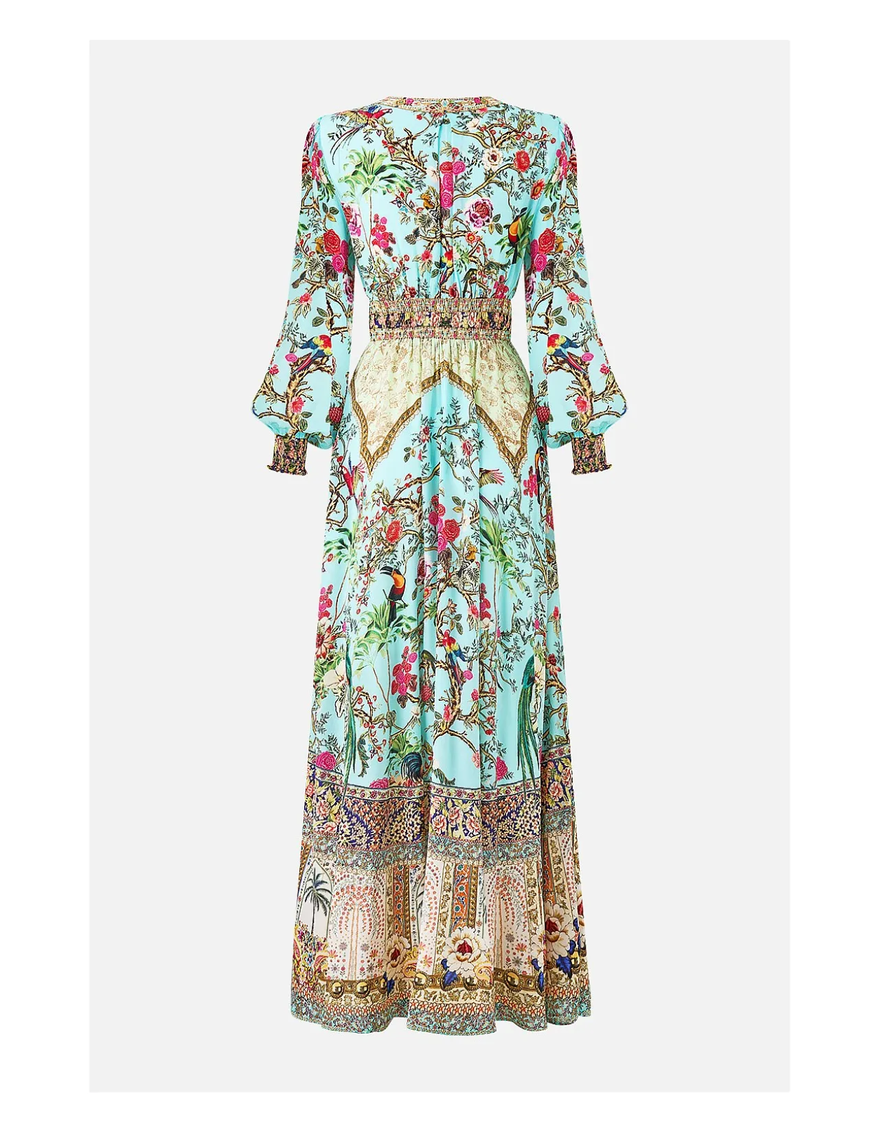 BUTTON DRESS WITH SHAPED WAISTBAND