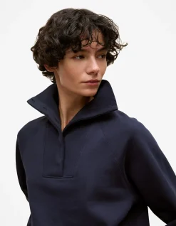 Button Neck Sweat