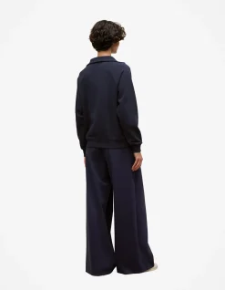 Button Neck Sweat