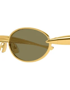 BV1386S GOLD ROUND SUNGLASSES