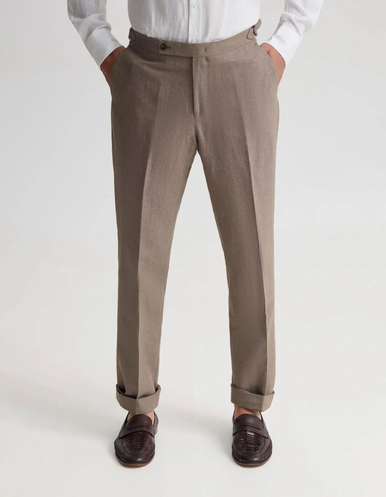 BYRON LINEN BLEND PANTS