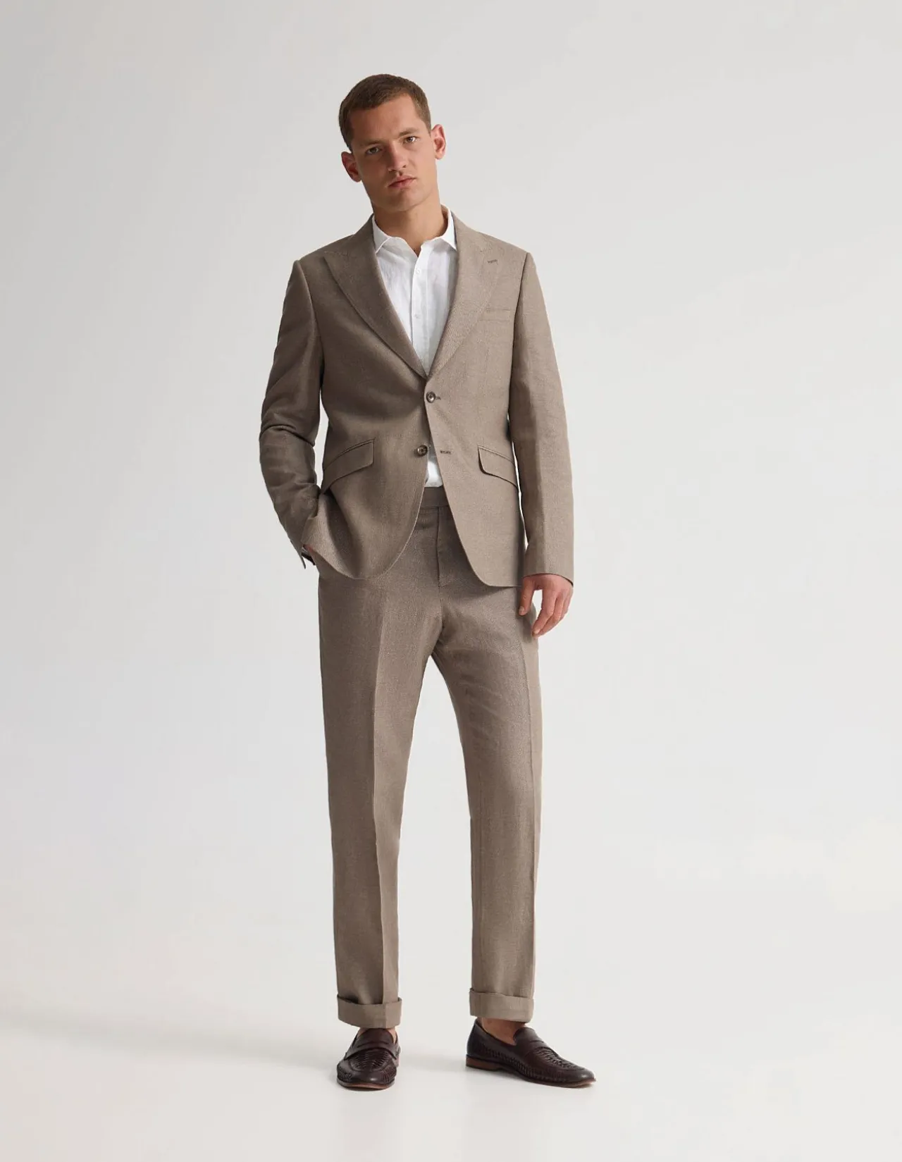 BYRON LINEN BLEND PANTS