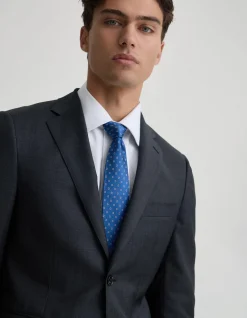 BYRON 1/2 CANVAS WOOL SUIT JACKET