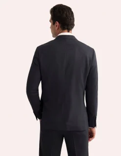 BYRON CHARCOAL WOOL SUIT JACKET