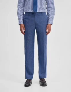 BYRON CHECKED SUIT TROUSER