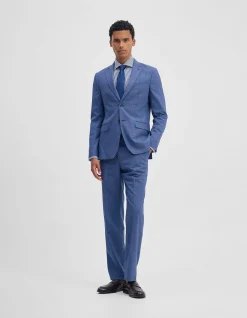 BYRON CHECKED SUIT TROUSER