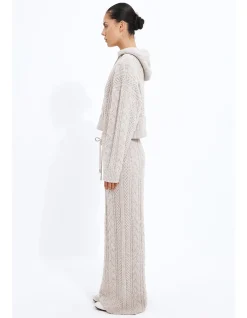 Cable Knit Hoodie