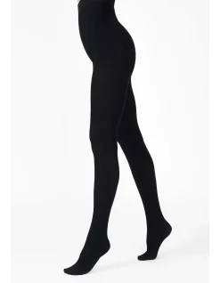 Cable Knit Hosiery with Comfort Brief