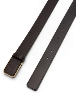 Cabot Minimalist Gold Frame Buckle Belt
