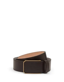 Cabot Minimalist Gold Frame Buckle Belt