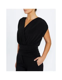CALISTA BLACK JERSEY TOP