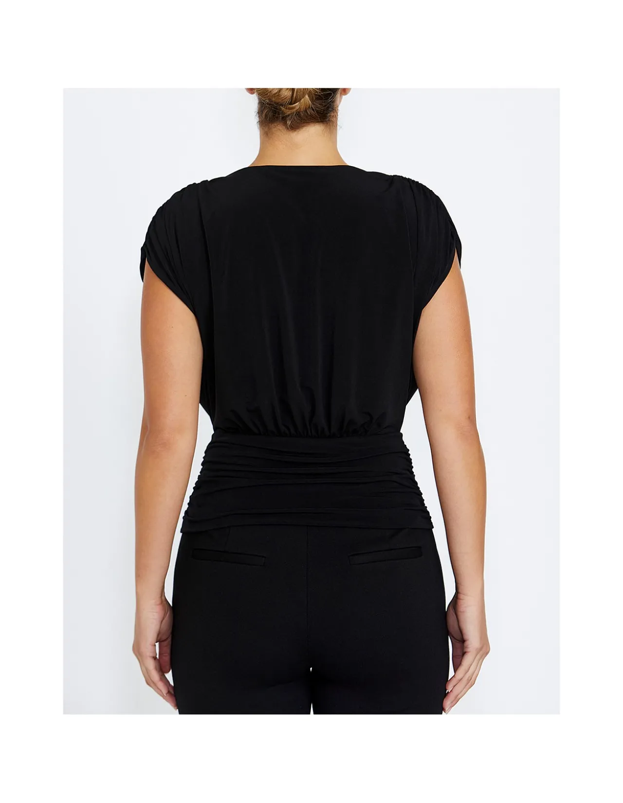 CALISTA BLACK JERSEY TOP