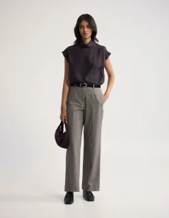 CALISTA STRETCH WOOL BLEND PANT