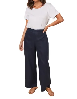 Camille Linen Wide Leg Pant