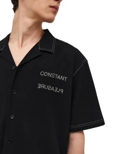 CAMUS EMBROIDERED SS SHIRT
