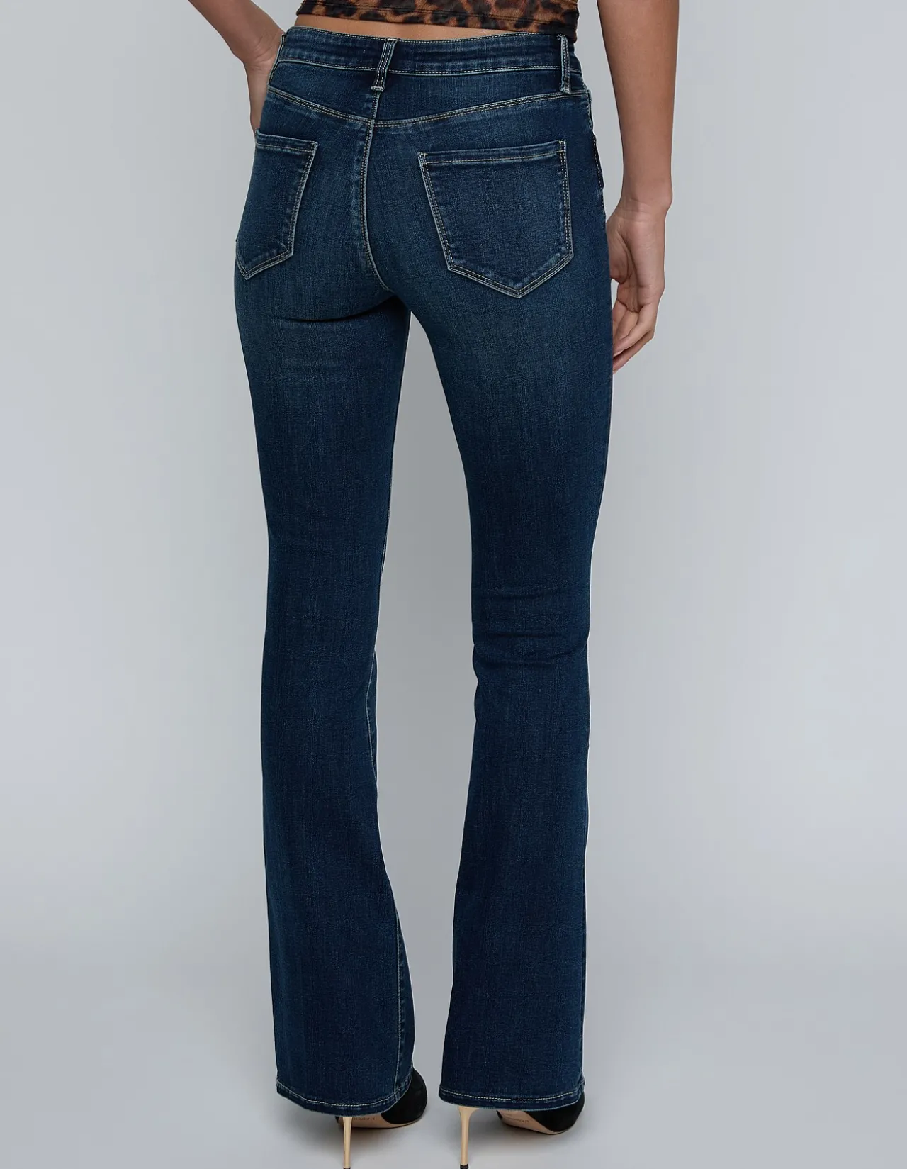 CARA LOW RISE BOOTCUT JEANS
