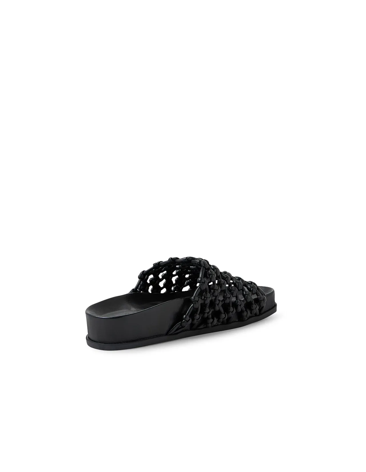 Carila Woven Leather Slide Sandals