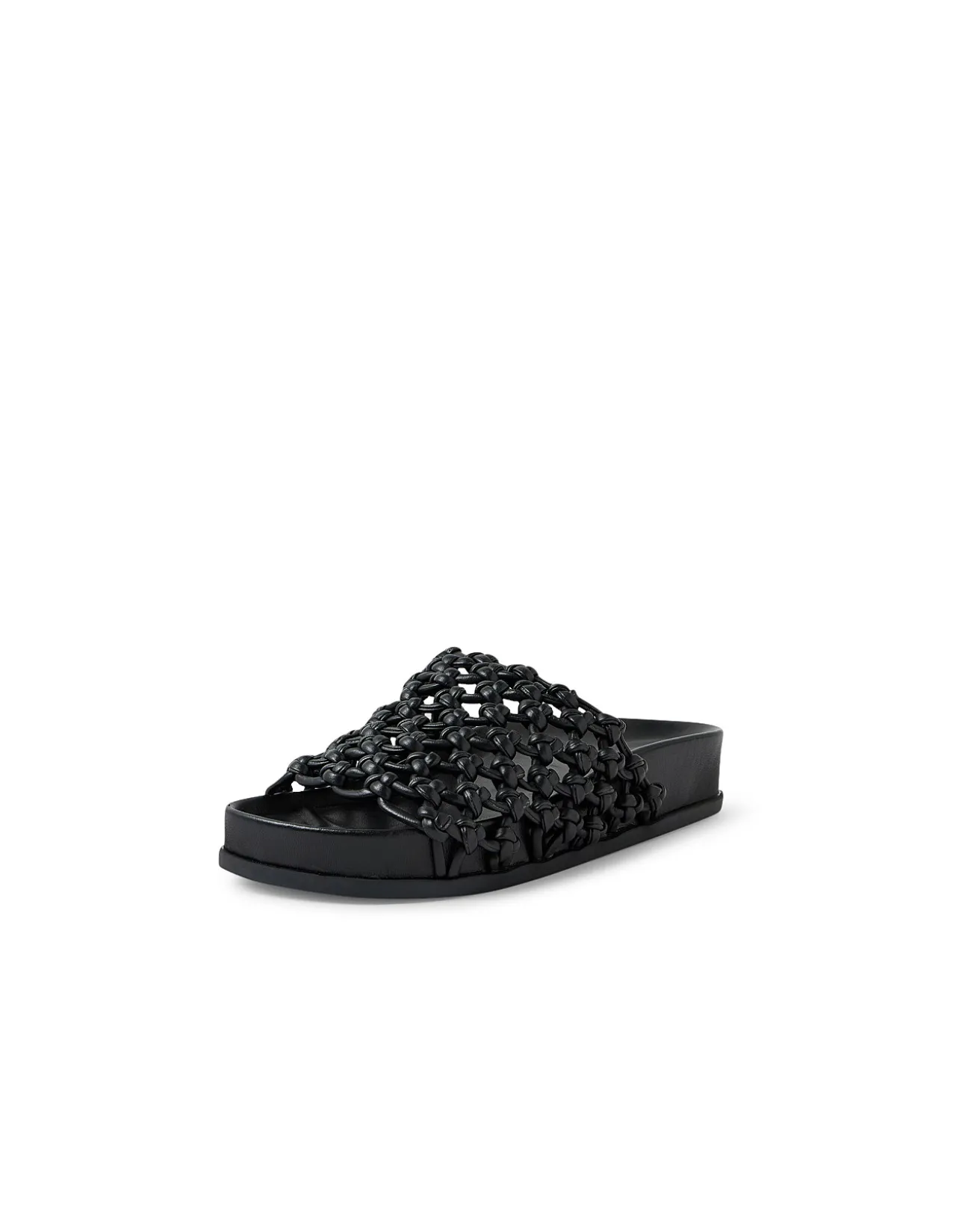 Carila Woven Leather Slide Sandals