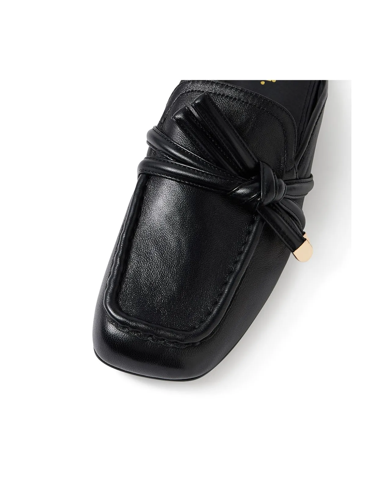 Carmil Knot Detail Leather Loafers