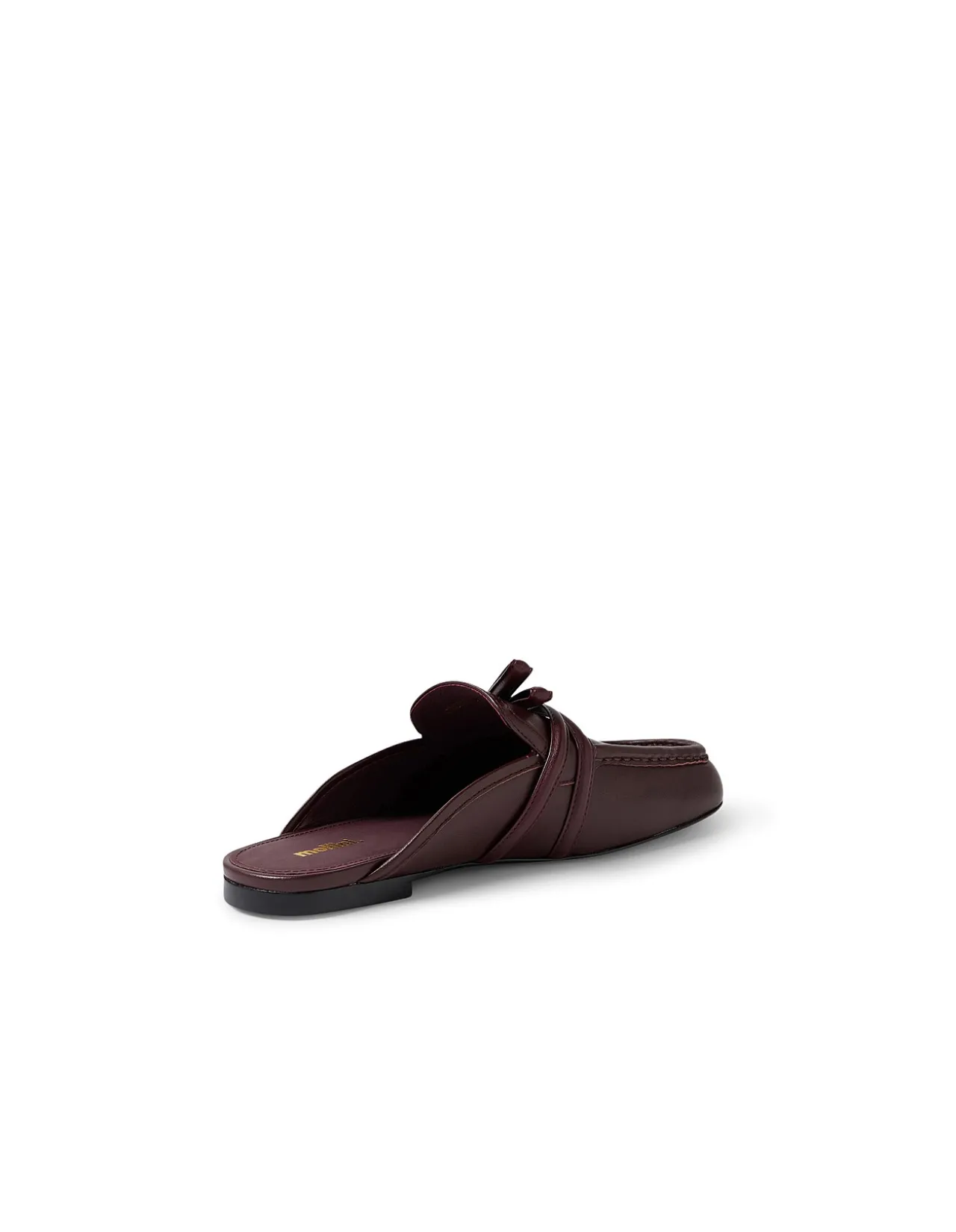 Carmil Knotted Detail Leather Mule Loafers