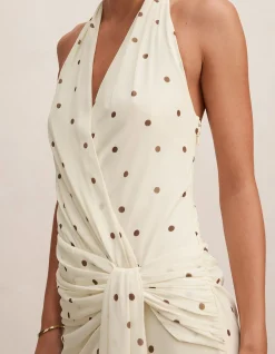 CARTIA WRAP MAXI DRESS